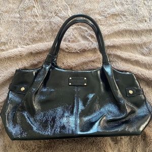 Kate Spade Black Patent Shoulder Bag